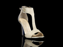 Load image into Gallery viewer, Elise neutral patent and suede
