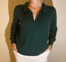 Load image into Gallery viewer, Green cashmere sweater
